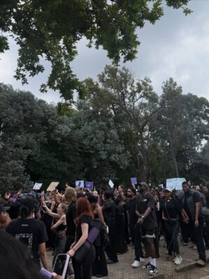 Boity Thulo Instagram - “A nation will never be free until WOMEN are free!” ✊🏾✊🏾✊🏾✊🏾✊🏾💜💜💜💜💜 @womenforchangesa #WomensShutDown #GVBisaNATIONALDISASTER #EndFemicide