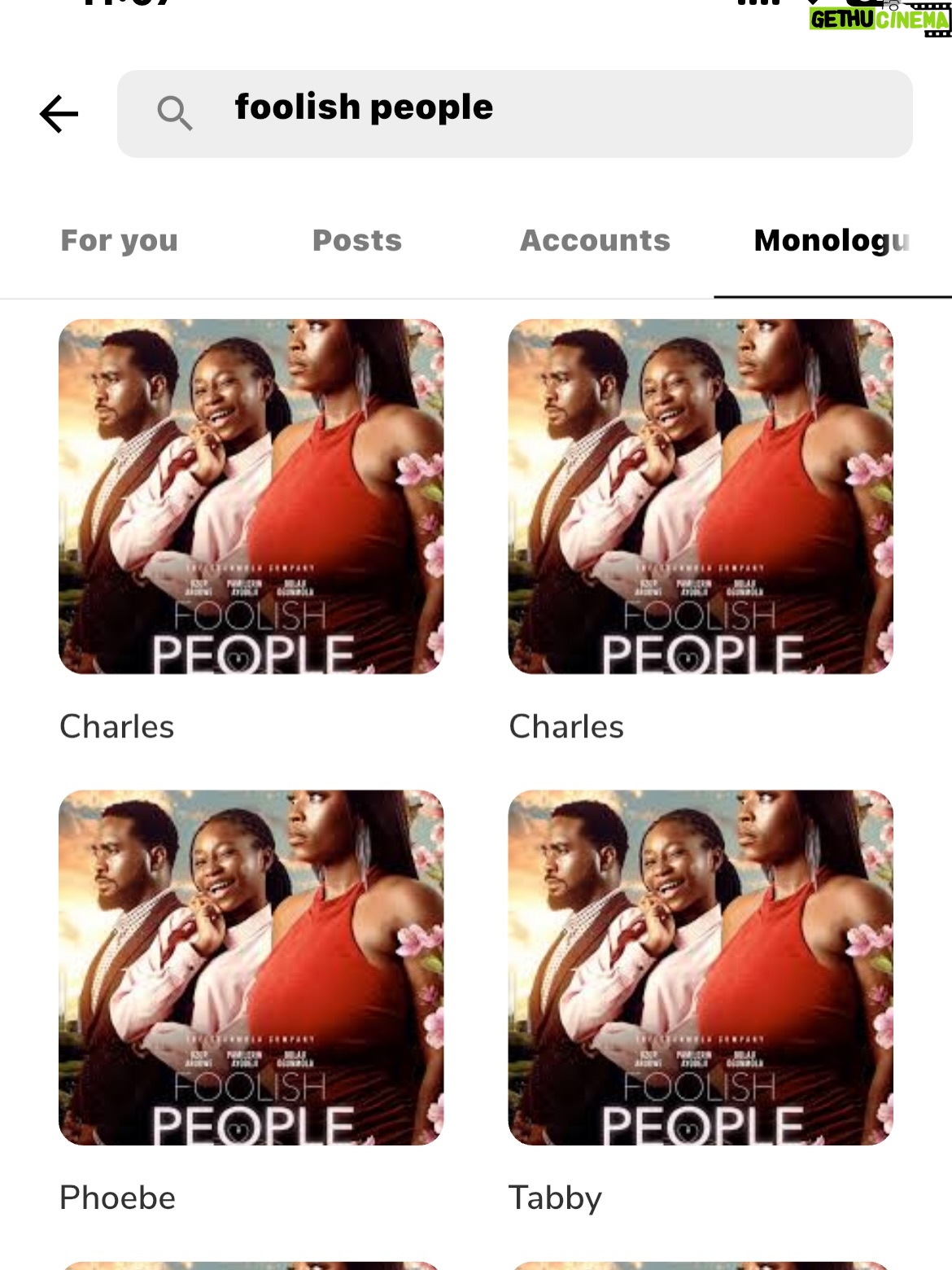 Bolaji Ogunmola - 372 Likes - 🚨 New monologues live on the OneTake app 

It’s a new day and a new week. Try out these amazing monologues and get featured. More opportunities go on on the app than you know, one might get to you soon. 💃🏻💃🏻