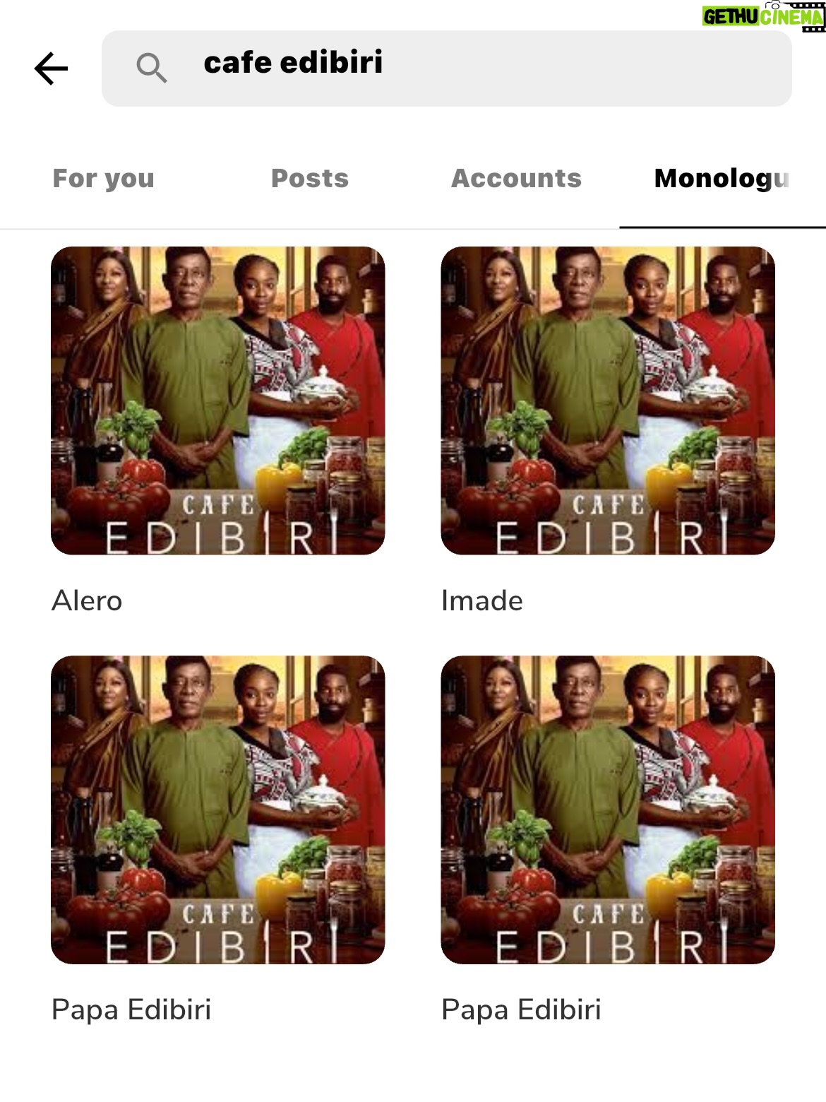 Bolaji Ogunmola - 372 Likes - 🚨 New monologues live on the OneTake app 

It’s a new day and a new week. Try out these amazing monologues and get featured. More opportunities go on on the app than you know, one might get to you soon. 💃🏻💃🏻