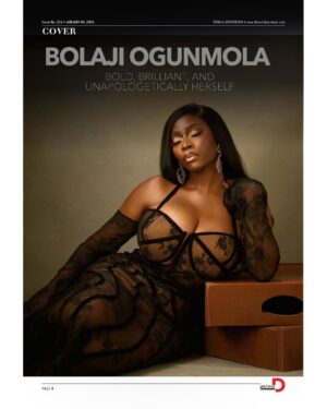 Bolaji Ogunmola Instagram - @onahluciaa Editor's Note

Bolaji Ogunmola is one of her generation’s most compelling and dynamic actors. In her career spanning over a decade, she has been very intentional, choosing roles that challenge stereotypes, amplify women’s narratives and push the industry into new creative territories. In her
2025 high-energy, female-led action-comedy, Gingerrr, she delved into a role she had never played before, which was extremely challenging; however, she wanted to make it relatable and authentic. So, she watched films, researched with her director and went over the script several times to help her prepare for her character.

To understand the business of acting, Ogunmola trained at the Royal Arts Academy. Now with over 100 films to her name, she has honed her acting skills, but Ogunmola says she isn’t there yet; she is still evolving. As Nollywood evolves, she would like to serve as its ambassador.

In all of this, Bolaji Ogunmola believes you should take life easy and be grateful to God. Read her story on pages 8 to 10

For travellers who know when to travel, January is a hidden gem. The festive rush is over, and airports are calmer. January travellers can experience the world without queues and explore destinations without distractions. This week’s travel article suggests why January might be the smartest travel month you are not taking advantage of. Scroll to page 14 for this.

Blush adds a fresh look to your face; however, misapplying it can throw everything out of balance. Too much blush, and you’ll look like a clown, and too little will make you look like something is missing. This week’s beauty page highlights tips for applying blush correctly. I hope you learn a thing or two from it.

Until next week, enjoy your read.

#Nollywood #BolajiOgunmola #Career #Downtownpost