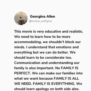 Bolaji Ogunmola Instagram - Youtube Movie 🎥 Review 

Title: CAFE EDEBIRI

Rating: 9/10

Cafe Edebiri is a movie that that talks about Family Legacy. A must watch movie and I highly recommend for everyone to watch. Everything about the movie 🎥 was so real. 

My love for good stories started with my daddy, he is also a Proud Nollywood lover and Cafe Edebiri reminded me why family legacies matter.

If you know me, you will know I am a daddy’s girl to the core, so any movie about family legacy. Trust me I am locked in👌🤌. 

Family Legacy, Bitterness, Emotions, Forgiveness, Identity & purpose, Love communicated through food is the heart of Cafe Edebiri. 

The movie 🎥 is a beautifully layered film that blends culture, family centered drama, culinary passion and generational stories into one heartfelt experience.

This movie takes us into a family owned cafe  where recipes are not just food but they are MEMORIES , you can also call it battles, love letters, friendship and sometimes SCARS. 

I enjoyed the stellar performances from our great veteran actors @osuofia_nkemowoh and @tinamba1 They interpreted their roles so well as always. Their chemistry feels authentic, like a real Nigerian family with flaws and big hearts.

It was refreshing watching @osuofia_nkemowoh You brought a steady emotional fatherly presence to the film. Jisie Ike Papa. God bless you Sir. May you live long in good health of mind and body always. 

A great production. The cast and crew did a fantastic job. Oh no perfect casting 🤌. 

My Favourite Character is Imade @bolajiogunmola Your acting prowess🔥🔥🔥🔥🔥🔥🔥🔥🔥. You Dey Act abeg. Well done ❤️ and God bless you for telling this story 🤌👌. 

Let me know in the comment section if you have watched Cafe Edebiri. Tell me your view about the movie, your favourite character and your favourite scene 🎬. Drop it in the comment below 👇. 

Follow @reviews_withgina for movie 🎥 reviews and YouTube movie recommendations 👌. Thank you. 💙

Love From Reviews with Gina ✍️
.
.
.
.
.
.
#reviewswithgina #reviewswithginatv #youtubemoviereview #youtubemovie #explore #youtubemovie #youtubemovierecommendation #nollywoodmovie #bolajiogunmolatv #cafeedebiri