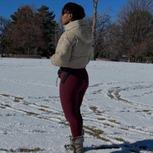 Bonnie Mbuli Instagram - That sweet balance when it’s cold enough for snow but the sun wants a piece of the action and its MLK day, one last frolic outside before the new semester commences tomorrow and timing becomes everything.It’s been a soul awakening winter break. ❤️