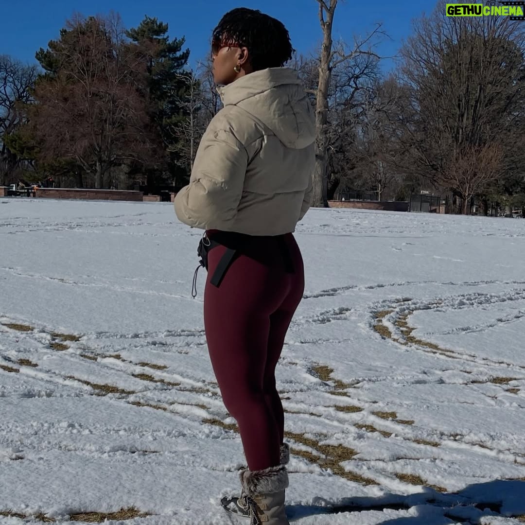 Bonnie Mbuli - 1.6K Likes - That sweet balance when it’s cold enough for snow but the sun wants a piece of the action and its MLK day, one last frolic outside before the new semester commences tomorrow and timing becomes everything.It’s been a soul awakening winter break. ❤️