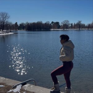Bonnie Mbuli Instagram - That sweet balance when it’s cold enough for snow but the sun wants a piece of the action and its MLK day, one last frolic outside before the new semester commences tomorrow and timing becomes everything.It’s been a soul awakening winter break. ❤️