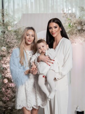 Borisa Tyutyundzhieva Instagram - Baptism Dima 🤍🤍🤍