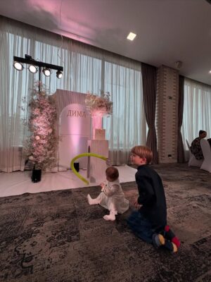 Borisa Tyutyundzhieva Instagram - Baptism Dima 🤍🤍🤍