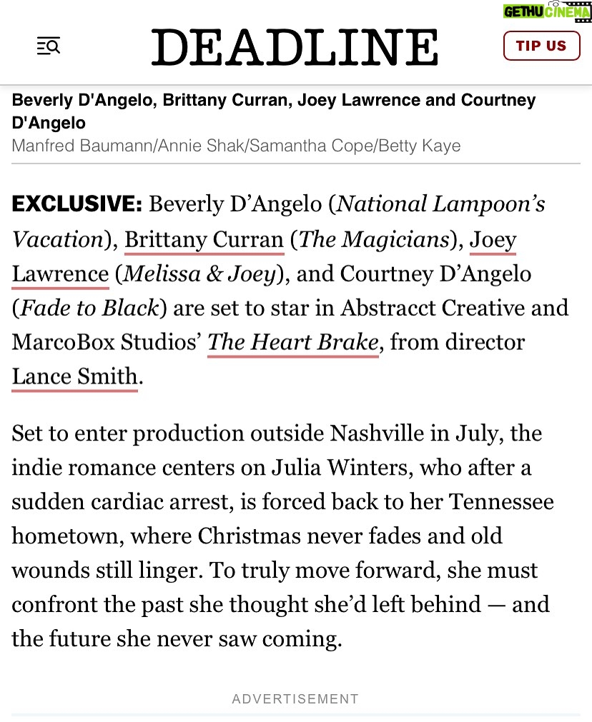 Brittany Curran - 847 Likes - Over the moon. Beneath the stars.

Can not wait to Buffalo Bill myself into Julia Winters and bring this wonderful character to life this summer in Tennessee with this fantastic group of people. 

Gratitude is just pouring out of me right now and @brianisbengal Brian, this is all you. Your fierce work behind the scenes, your heart, your wit, your belief in me - I just appreciate and love ya so much. 

#TheHeartBrakeFilm #Nashville #Tennessee #Franklin 

@lncsmth @abstracct_creative @chuckfusca @marcoboxstudios @delaneyblanton @treymc @gusromero5 @carrieromero @deadline