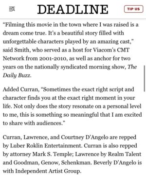 Brittany Curran Instagram - Over the moon. Beneath the stars.

Can not wait to Buffalo Bill myself into Julia Winters and bring this wonderful character to life this summer in Tennessee with this fantastic group of people. 

Gratitude is just pouring out of me right now and @brianisbengal Brian, this is all you. Your fierce work behind the scenes, your heart, your wit, your belief in me - I just appreciate and love ya so much. 

#TheHeartBrakeFilm #Nashville #Tennessee #Franklin 

@lncsmth @abstracct_creative @chuckfusca @marcoboxstudios @delaneyblanton @treymc @gusromero5 @carrieromero @deadline