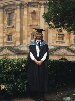 Brooke Boney Instagram - I’m graduating today with my classmates from @blavatnikschool and @stantonyscollege in a ceremony that’s barely changed since 1669. If you’d told the girl leaving Muswellbrook High with a half-finished HSC that she’d end up here, she wouldn’t have believed you for a second.

This year has stretched me, humbled me and introduced me to friends I’ll love for the rest of my life. I’ve been tested in ways I didn’t see coming and found parts of myself I didn’t know were there.

Standing here I keep thinking about how Oxford has survived almost a thousand years of change and turbulence throughout history, holding tight to the idea that learning matters above everything else. And yet that timeline is tiny next to my Gamilaroi heritage… tens of thousands of years of dancing, teaching, caring, and surviving on Country.

To move between those worlds and to be a link in both is something I don’t take for granted. Today I just feel grateful. Truly, I might be the luckiest girl in the world ❤️ (photo credit: @shot.by.martin on a very rainy Oxford day)