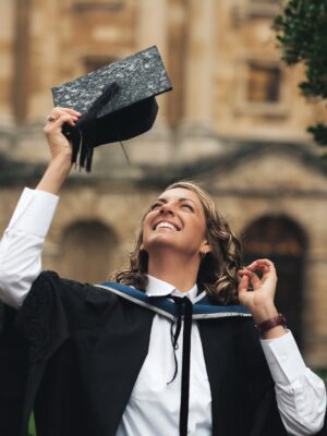 Brooke Boney Instagram - I’m graduating today with my classmates from @blavatnikschool and @stantonyscollege in a ceremony that’s barely changed since 1669. If you’d told the girl leaving Muswellbrook High with a half-finished HSC that she’d end up here, she wouldn’t have believed you for a second.

This year has stretched me, humbled me and introduced me to friends I’ll love for the rest of my life. I’ve been tested in ways I didn’t see coming and found parts of myself I didn’t know were there.

Standing here I keep thinking about how Oxford has survived almost a thousand years of change and turbulence throughout history, holding tight to the idea that learning matters above everything else. And yet that timeline is tiny next to my Gamilaroi heritage… tens of thousands of years of dancing, teaching, caring, and surviving on Country.

To move between those worlds and to be a link in both is something I don’t take for granted. Today I just feel grateful. Truly, I might be the luckiest girl in the world ❤️ (photo credit: @shot.by.martin on a very rainy Oxford day)