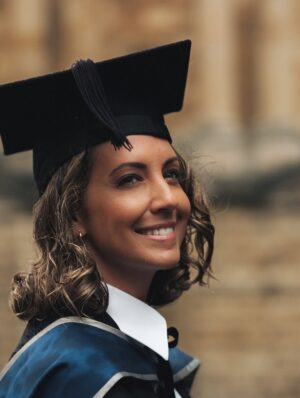 Brooke Boney Instagram - I’m graduating today with my classmates from @blavatnikschool and @stantonyscollege in a ceremony that’s barely changed since 1669. If you’d told the girl leaving Muswellbrook High with a half-finished HSC that she’d end up here, she wouldn’t have believed you for a second.

This year has stretched me, humbled me and introduced me to friends I’ll love for the rest of my life. I’ve been tested in ways I didn’t see coming and found parts of myself I didn’t know were there.

Standing here I keep thinking about how Oxford has survived almost a thousand years of change and turbulence throughout history, holding tight to the idea that learning matters above everything else. And yet that timeline is tiny next to my Gamilaroi heritage… tens of thousands of years of dancing, teaching, caring, and surviving on Country.

To move between those worlds and to be a link in both is something I don’t take for granted. Today I just feel grateful. Truly, I might be the luckiest girl in the world ❤️ (photo credit: @shot.by.martin on a very rainy Oxford day)