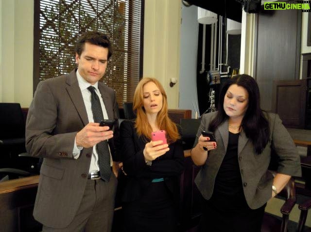 Brooke Elliott - 3.7K Likes - #tbt #dropdeaddiva…give us some prop phones and downtime between takes and you’ve got a whole other show. Miss you @jaimeraynewman4real and @jaxhurst 💖