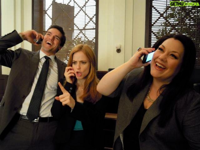 Brooke Elliott - 3.7K Likes - #tbt #dropdeaddiva…give us some prop phones and downtime between takes and you’ve got a whole other show. Miss you @jaimeraynewman4real and @jaxhurst 💖