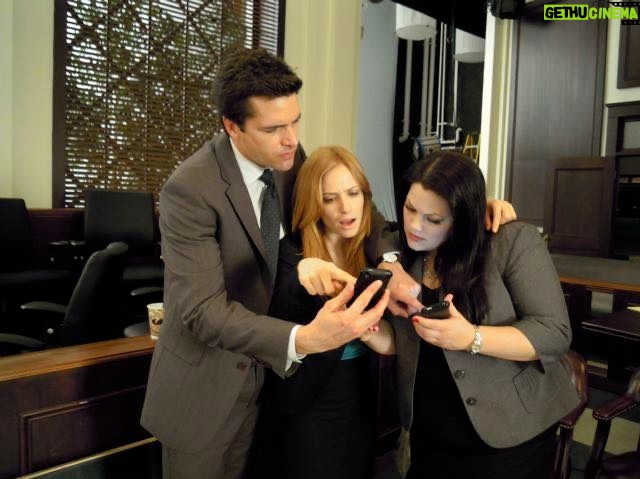 Brooke Elliott - 3.7K Likes - #tbt #dropdeaddiva…give us some prop phones and downtime between takes and you’ve got a whole other show. Miss you @jaimeraynewman4real and @jaxhurst 💖