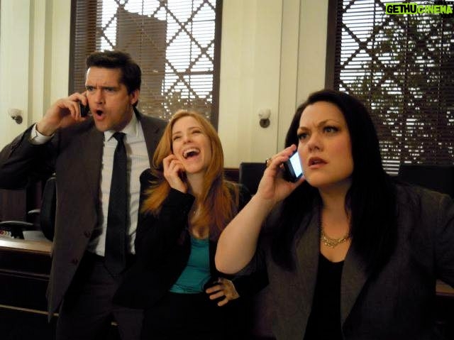 Brooke Elliott - 3.7K Likes - #tbt #dropdeaddiva…give us some prop phones and downtime between takes and you’ve got a whole other show. Miss you @jaimeraynewman4real and @jaxhurst 💖