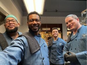 Brooke Elliott Instagram - Sullivans & Friends’ Kitchen Crew (pics from Seasons 1-4) is as incredible onscreen as this group of Sweet Magnolias’ cast is offscreen. Everyone of these people have made the restaurant scenes some of my very favorite to shoot. #sullivans&friends #servingserenity