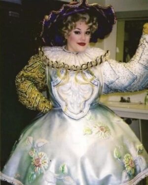 Brooke Elliott Instagram - Flashing back to my Broadway days, pre Sweet Mags/Drop Dead Diva.  Disney’s Beauty and the Beast will always be significant to me because it’s the show that gave me my Equity Union card and it was my 1st Broadway tour.  I got to wear these beyond amazing costumes for 2 1/2 years! 
#TBT
#sugarbowlbevel 
#mrspottspoursitout 
#madamewardrobe
#givingvillagepeople