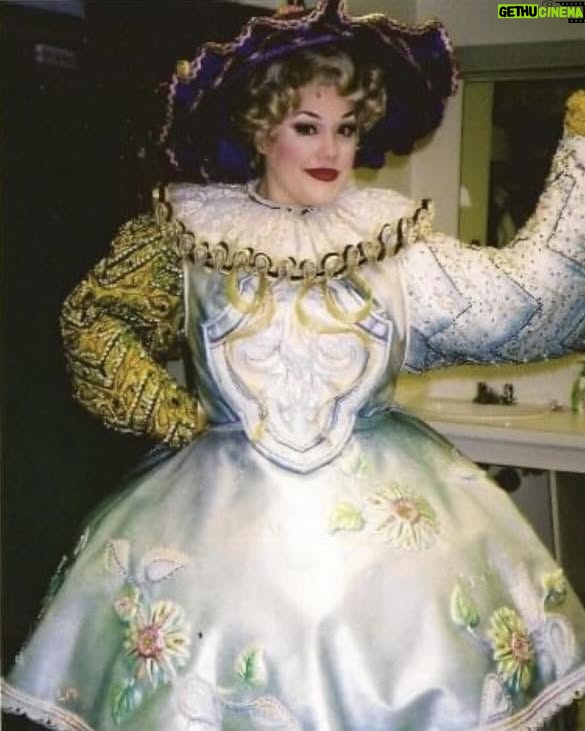 Brooke Elliott - 2.7K Likes - Flashing back to my Broadway days, pre Sweet Mags/Drop Dead Diva.  Disney’s Beauty and the Beast will always be significant to me because it’s the show that gave me my Equity Union card and it was my 1st Broadway tour.  I got to wear these beyond amazing costumes for 2 1/2 years! 
#TBT
#sugarbowlbevel 
#mrspottspoursitout 
#madamewardrobe
#givingvillagepeople