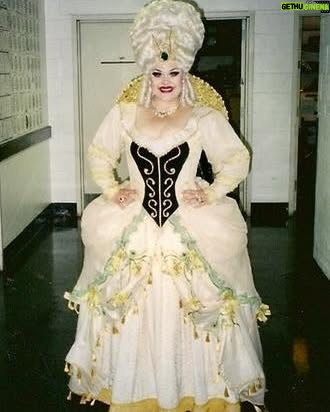 Brooke Elliott - 2.7K Likes - Flashing back to my Broadway days, pre Sweet Mags/Drop Dead Diva.  Disney’s Beauty and the Beast will always be significant to me because it’s the show that gave me my Equity Union card and it was my 1st Broadway tour.  I got to wear these beyond amazing costumes for 2 1/2 years! 
#TBT
#sugarbowlbevel 
#mrspottspoursitout 
#madamewardrobe
#givingvillagepeople