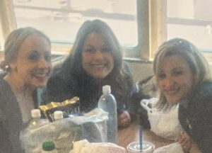 Brooke Elliott Instagram - In honor of Wicked: For Good’s release, I thought I would throw it back to when I did the 1st National Tour of Wicked in 2005. I’ll always be thankful for this show, for many reasons, but especially because it introduced me to 2 of my dearest friends for life @ktlove76 and @emilyrozek. The memories came flooding back with these pictures😂🩷@jamestabeek why don’t I have a picture of you and me in Wicked?! #PfanneeShenshen 
#wethoughtyouwerejumping  #reallychristine