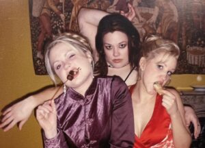 Brooke Elliott Instagram - In honor of Wicked: For Good’s release, I thought I would throw it back to when I did the 1st National Tour of Wicked in 2005. I’ll always be thankful for this show, for many reasons, but especially because it introduced me to 2 of my dearest friends for life @ktlove76 and @emilyrozek. The memories came flooding back with these pictures😂🩷@jamestabeek why don’t I have a picture of you and me in Wicked?! #PfanneeShenshen 
#wethoughtyouwerejumping  #reallychristine