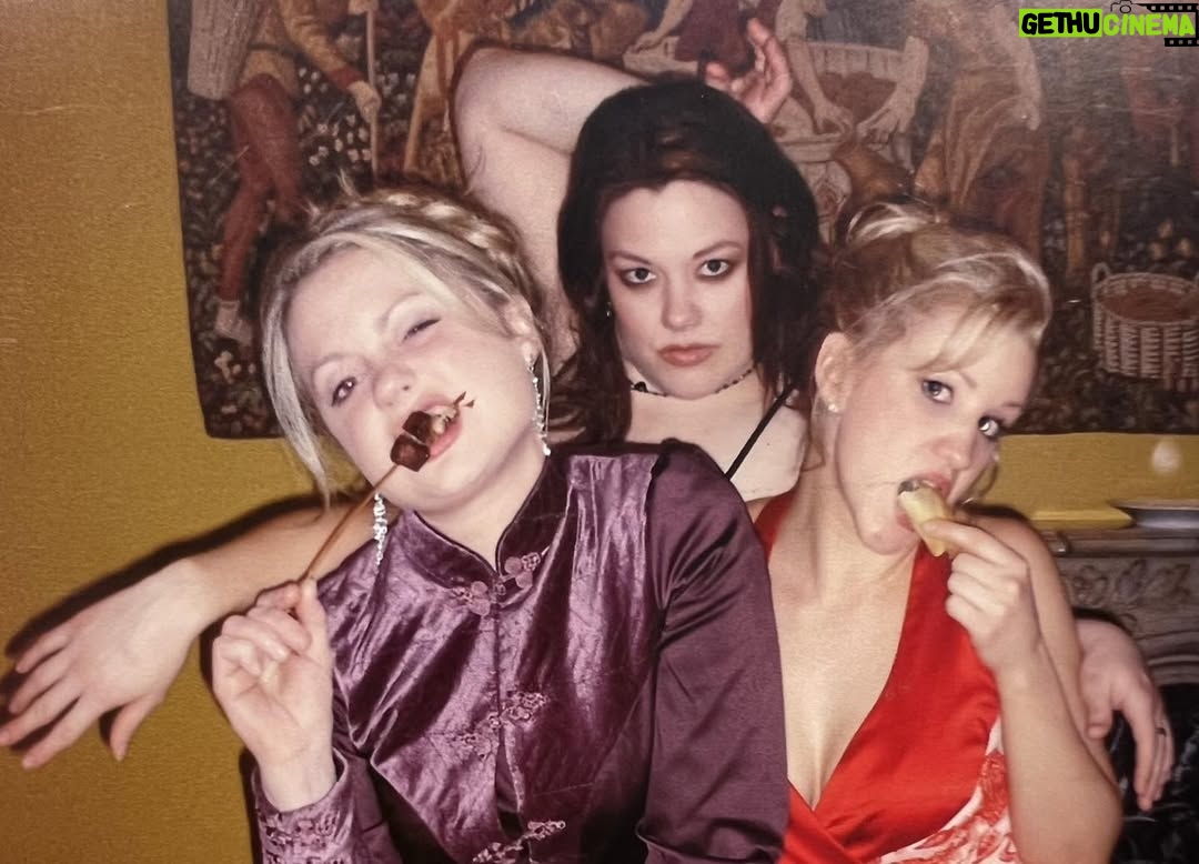 Brooke Elliott - 2.7K Likes - In honor of Wicked: For Good’s release, I thought I would throw it back to when I did the 1st National Tour of Wicked in 2005. I’ll always be thankful for this show, for many reasons, but especially because it introduced me to 2 of my dearest friends for life @ktlove76 and @emilyrozek. The memories came flooding back with these pictures😂🩷@jamestabeek why don’t I have a picture of you and me in Wicked?! #PfanneeShenshen 
#wethoughtyouwerejumping  #reallychristine