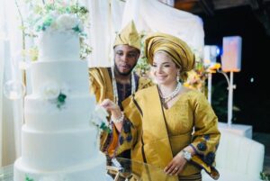 Bukky Wright Instagram - This is the day that the Lord has made!! I rejoiced and was glad with so much gratitude 🙏🏻 to Allah for spearing my life to see my baby boy get married and start his life with his wife. I have seen the beginning of your life till date, I will not see your end insha Allah. Almighty Allah will make this union one made from heaven. He will continue to be with your family and by His grace you will never lack anything good in life. As you start the journey into real life with your wife you will not know sorrow. Thanks for making me a proud mother. I can go on and on but I will stop here for now.  I love you guys @enichulo and @moya.moves ❤️❤️❤️❤️ 🎉🎊🥳