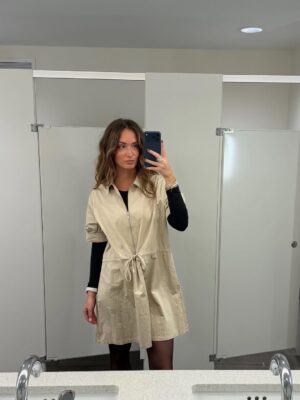 Camille Dufresne Instagram - Les outfits que j’ai mis au travail dernièrement ☀️ vos prefs ? 😍