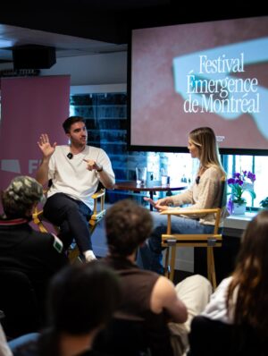 Camille Felton Instagram - Au @femontreal pour une 6ème année 💓 J’ai cofondé ce festival de cinéma avec @camille.felton en 2019, et j’ai de la misère à croire que ces deux cégepiens très désorganisés se sont rendus jusque-là 🤣

Merci à toute mon équipe sans qui ce ne serait pas possible de faire perdurer un projet aussi grand!

Photos @jayy_lavallee @charlesanmarcotte