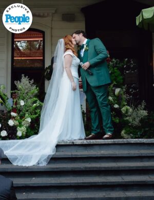 Camryn Grimes Instagram - Thank you @people for featuring our wedding and let us brag on all of the lovely details of this incredible day! We’re so grateful to every single person who helped make this happen and will obviously be sharing until you’re all sick of it.

Venue: @thecolumnshotel 
Planner: @michellenorwoodevents 
Photographer: @modavisphotography 
Flowers: @michellewestdesign 
Dress: @kyhabride 
Suit: @annieandnora @houseofgray_ 
Brass band: @kinfolkbrassbandnola