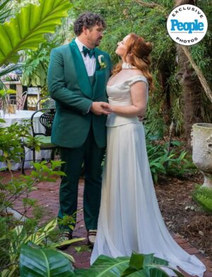 Camryn Grimes Instagram - Thank you @people for featuring our wedding and let us brag on all of the lovely details of this incredible day! We’re so grateful to every single person who helped make this happen and will obviously be sharing until you’re all sick of it.

Venue: @thecolumnshotel 
Planner: @michellenorwoodevents 
Photographer: @modavisphotography 
Flowers: @michellewestdesign 
Dress: @kyhabride 
Suit: @annieandnora @houseofgray_ 
Brass band: @kinfolkbrassbandnola