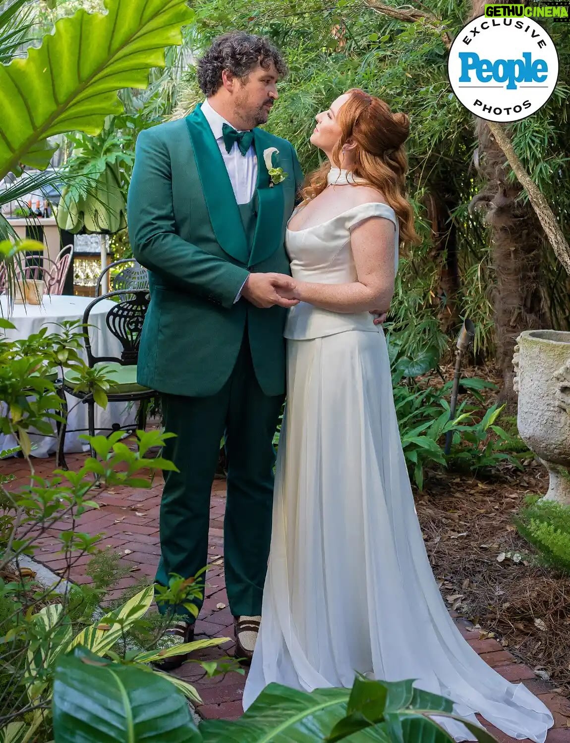Camryn Grimes - 8.3K Likes - Thank you @people for featuring our wedding and let us brag on all of the lovely details of this incredible day! We’re so grateful to every single person who helped make this happen and will obviously be sharing until you’re all sick of it.

Venue: @thecolumnshotel 
Planner: @michellenorwoodevents 
Photographer: @modavisphotography 
Flowers: @michellewestdesign 
Dress: @kyhabride 
Suit: @annieandnora @houseofgray_ 
Brass band: @kinfolkbrassbandnola