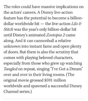Camryn Manheim Instagram - So…this just happened. There is no one on this planet who could play Flynn Rider better than you Milo. Too proud for words.