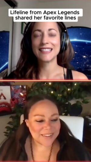 Carolina Ravassa Instagram - Lifeline from Apex Legends shares her favorite lines
@themelalee #apexlegends 
#overwatch #valorant #voiceactor #lifeline