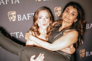 Carolina Ravassa Instagram - Thank you @baftagames for such a wonderful event💚 
Love being with my #OW fam @feochin @jessicarauvoice @sweeetanj pics: @byeproduct