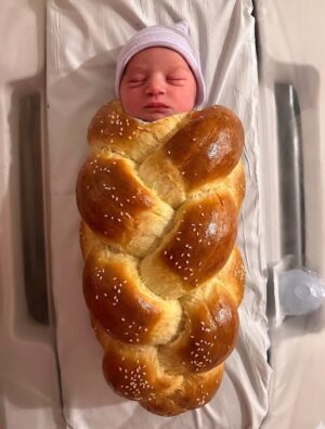 Caroline D'Amore Instagram - Happy New Year! Excited for the 2026 year ahead with my family and sweet little challah, and all the goals I have set for myself in the weeks, months, and year ahead! Much love ❤️🎊