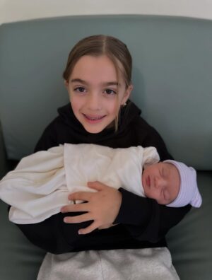 Caroline D'Amore Instagram - Happy New Year! Excited for the 2026 year ahead with my family and sweet little challah, and all the goals I have set for myself in the weeks, months, and year ahead! Much love ❤️🎊
