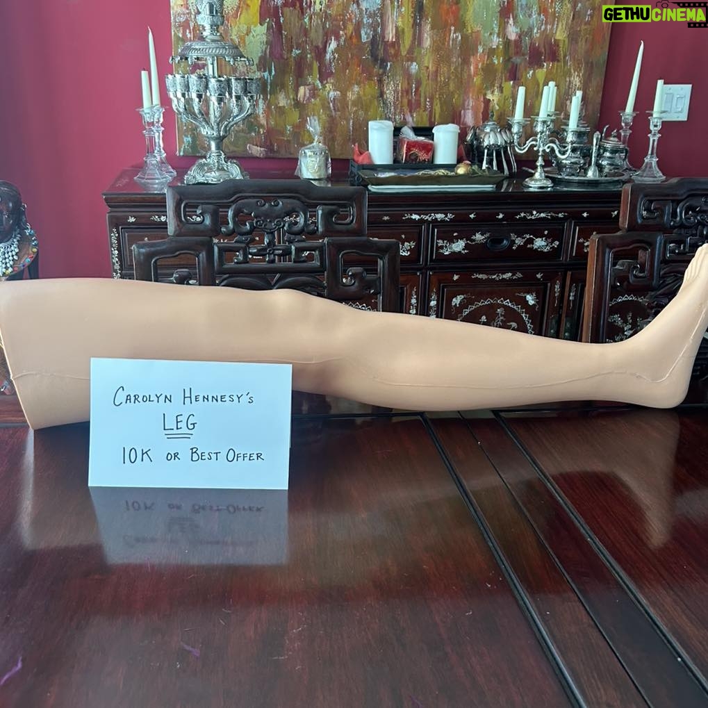 Carolyn Hennesy - 7K Likes - Okay…since so many fans thought this rumor might be true…I decided “What the hell!” So now it’s up for auction! (Serious bidders only, please!) 😜😜😜 #generalhospital  #lovemyfans❤️