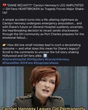 Carolyn Hennesy Instagram - FAKE NEWS ALERT:
Kats n’ Kittens…I’m still very much bipedal! That was fake news! But I did love certain aspects of it… I think they captured the character of Diane very clearly and very lovingly. And as for me leaving the show: they’re gonna have to cart me out feet first from that sound stage. Diane is a permanent resident of Port Charles! Much love to all for the tremendous showing of support.
