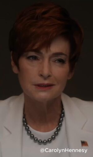 Carolyn Hennesy Instagram - A throwback to when I was the Secretary of the Navy on @ncisverse and my character was accused of murdering their husband! I might have murdered his train set... but I didn't murder him! #ncis #ncisfan #ncisfans