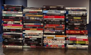 Carrie Coon Instagram - Our #MovieNight physical media watches for 2025. A good year in the stacks!