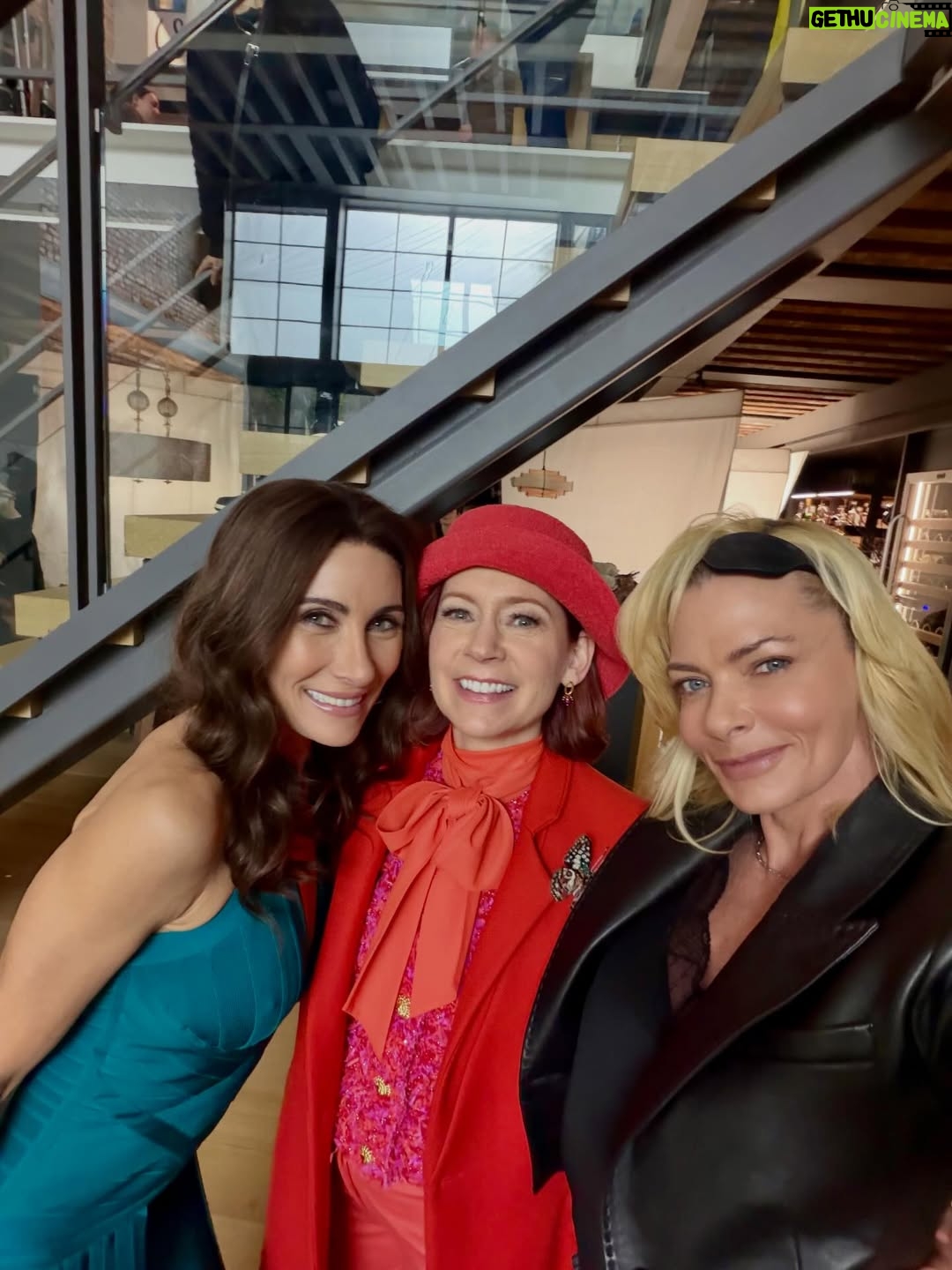 Carrie Preston - 5.6K Likes - So much fun working with these glamazons on @elsbethcbs - streaming now on @paramountplus! #supermodel 🍷💊 @jaimepressly @laurabenanti @nicolaliberte