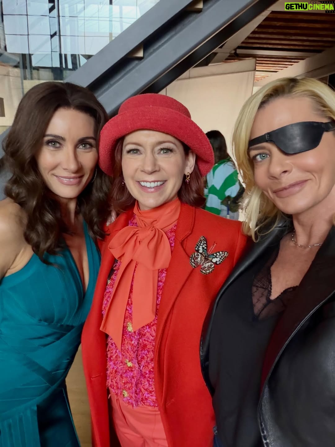 Carrie Preston - 5.6K Likes - So much fun working with these glamazons on @elsbethcbs - streaming now on @paramountplus! #supermodel 🍷💊 @jaimepressly @laurabenanti @nicolaliberte