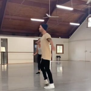 Celia Pacquola Instagram - Have loved reminiscing about #dwts with you, throwback to one of my favourite dances, the No scrubs salsa. (eff just realized it’s cut off the end- full version is further down my grid) Slide for footage of the moment @jarrydbyrne told me i was going to go upside down. Audio is crap but his opening sentence was “the main thing is, don’t fear death”. 😂 Miss you @jarrydbyrne Congrats again @robertirwinphotography 💃🏻🕺