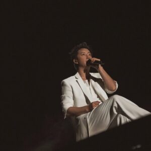 Celina Jade Instagram - Hubby @realhangeng rocked it at his 20th anniversary concert in Beijing on Saturday! Nature was the perfect backdrop as he unknowingly called on the rain & storm with all his water themed songs and lyrics 🤭. It was a true spectacle. Proves to show one must always follow their heart and do what they love as the universe will support and things will flow. Never waste a gift God’s given you. Im a proud wife! Thanks to all our friends and family and wonderful 庚饭 that came to support! 💛 Our little one was so proud to be daddy’s girl and the tiny one in my belly was kicking and dancing to daddy’s music the whole time.
