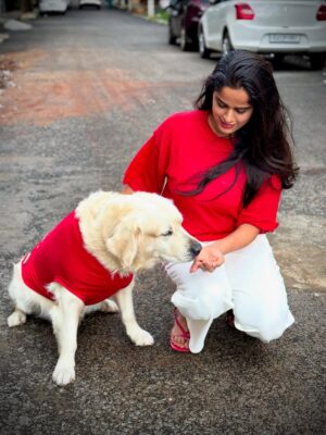 Chaitanya Instagram - Hey Charlie, ur momma loves u more than anything in this world…. I might not be giving u enough time because of this hectic lifestyle, but every time I realize that, it breaks my heart and I hate myself for it…
I know how eagerly u wait for me to come back from d office or whenever I go out…. The way you welcome me with so much excitement… those moments r beyond words…. U hv brought so much peace into my life…
At times when everyone left me alone, u were d one who came to me when I cried on the terrace… nd no matter where I go, u r always there behind me… u r truly wonderful, and I’m so grateful u came into my life…just to say, “I’m with you.”🥹🧿❤️