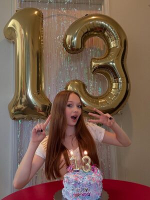Charlie Townsend Instagram - chapter 13 unlocked💗🎂 — happy bday to me 🥹
tags 🏷️— #birthday #13 #happybirthday #photoshoot #viral #xybca #instaviral #birthdaygirl