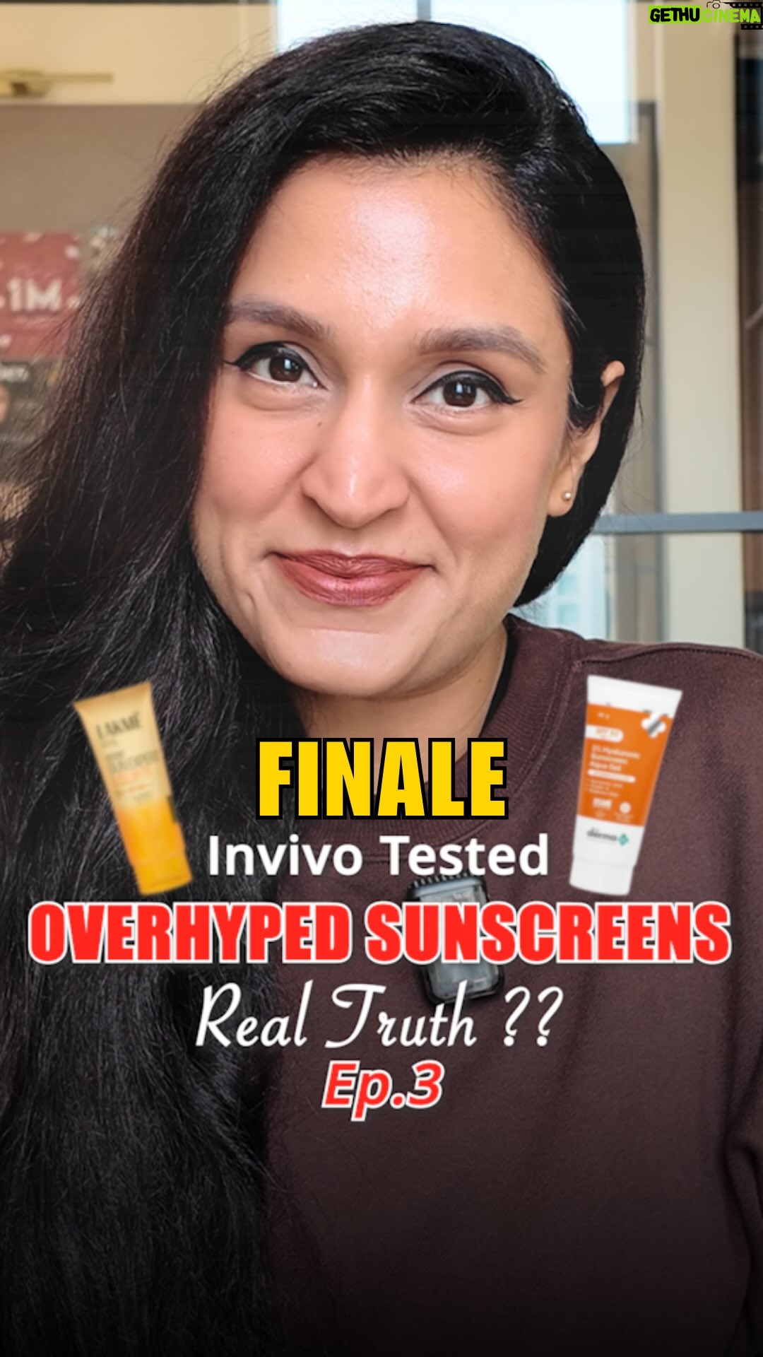 Chetali Chadha - 7.2K Likes - In 6 sunscreens ko chhod ke aur kuch mat khareedna? Bold claim, so I tested all six properly, not emotionally | 
EPISODE 3 FINALE

I analysed all 6 sunscreens on:
• UV filter systems
• In-vivo testing
• Stability & skin feel
• And marketing vs actual science

Some genuinely impressed me. Some passed but only just.

🏆 Final winners: Bioderma & Minimalist

Two well-engineered, properly tested sunscreens with disciplined marketing.

The remaining four aren’t bad sunscreens.
They protect. They’re tested. But when you compare formulations side by side, the difference is obvious.
That’s the point of this series. Don’t buy influencer lists.
Buy formulations.

#DeInfluencedByChetali #SunscreenScience #SkincareDecoded #MarketingVsScience #InVivoTested #IndianSkincare #Episode3Finale