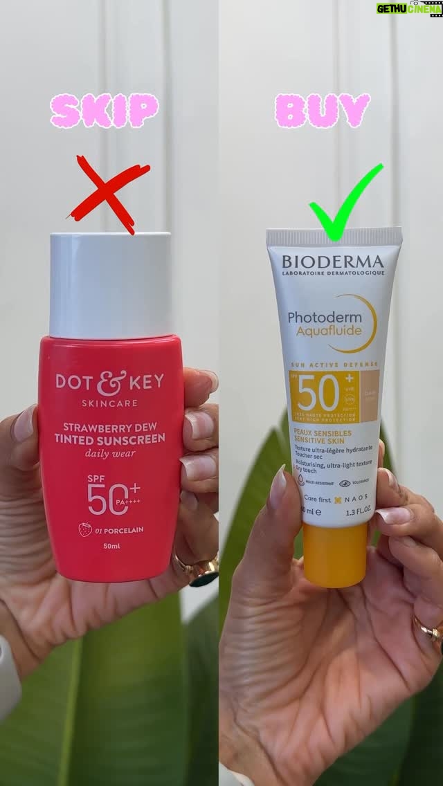 Chetali Chadha - 1.3K Likes - Comment ‘link’ to get links in DM! 

✅BUY & ❌ SKIP - Tinted Sunscreens Edition! Part 1

#skincare #spf #tintedsunscreen #sunscreen #skincaretips #deinfluencing #antihype