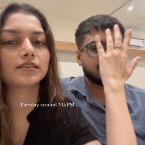 Chetna Sharma Instagram - Happy birthday my loverboiii fiancé ji🤌🏻✨
Your presence means so much , grateful for you today, tomorrow … everyday my besstttuuu👾growing old with you is a journey i really look forward to .